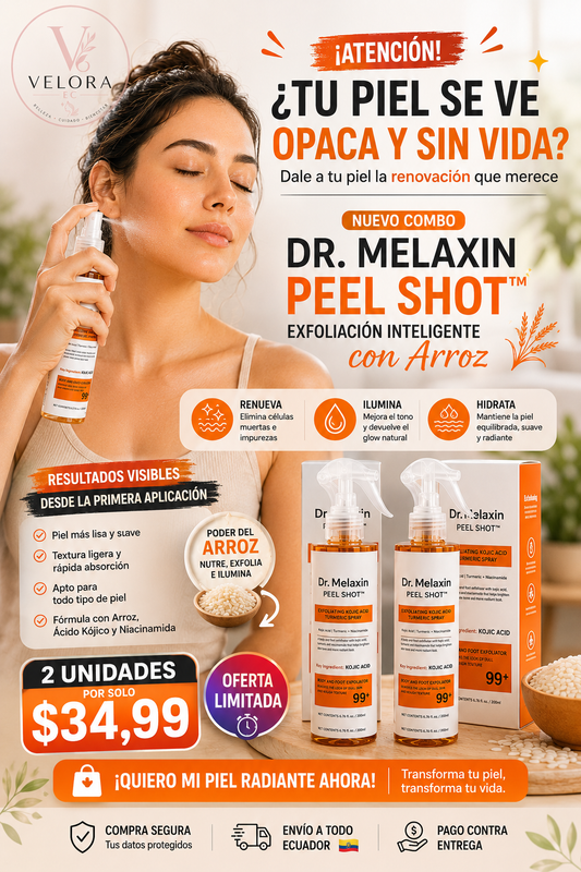 ✨ DR. MELAXIN GLOW PEEL SHOT ✨