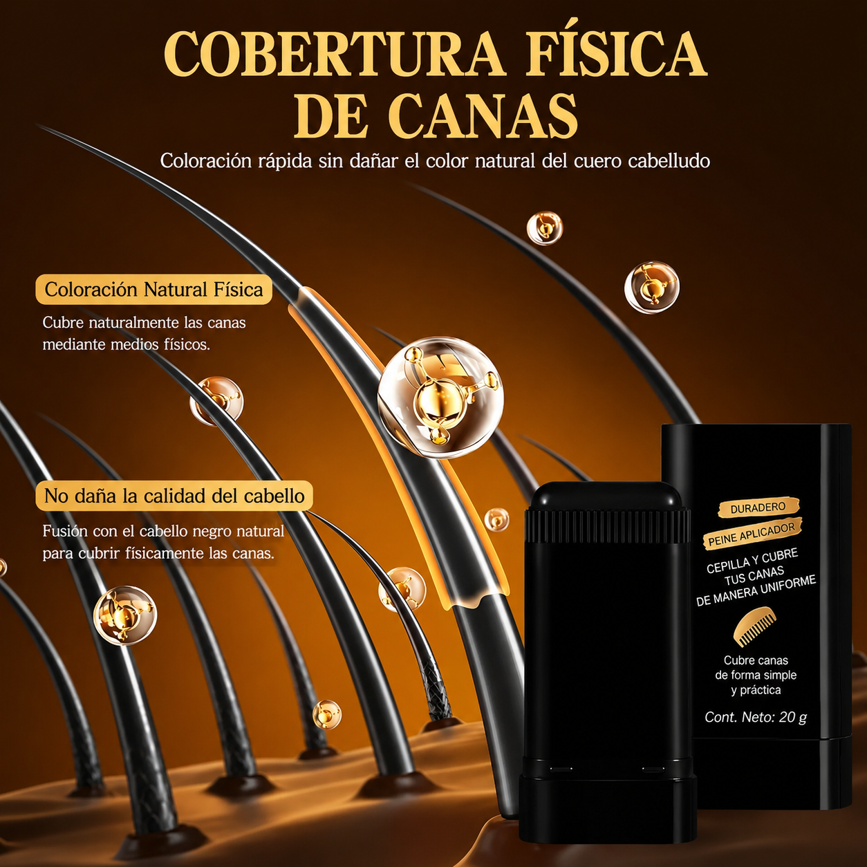 🥇 CanaCover Stick™  Raíces Perfectas en Minutos